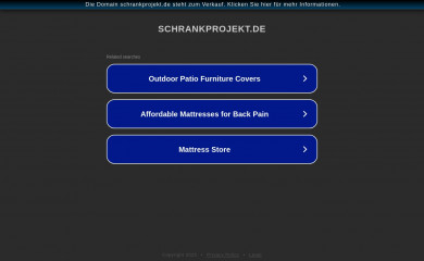 schrankprojekt.de screenshot