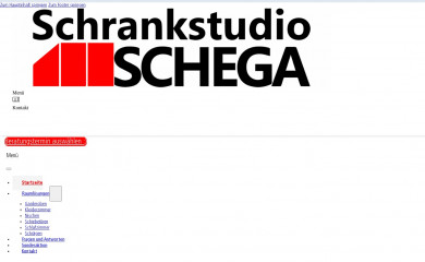schrankstudio-schega.de screenshot