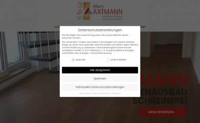 schreinerei-marxzell.de screenshot