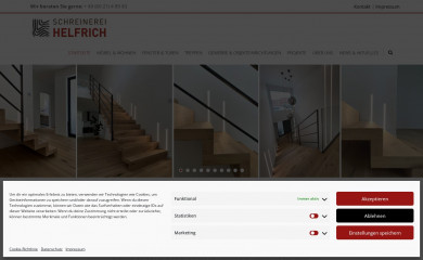 schreinerei-helfrich.de screenshot