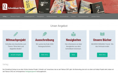 schreiblust-verlag.de screenshot
