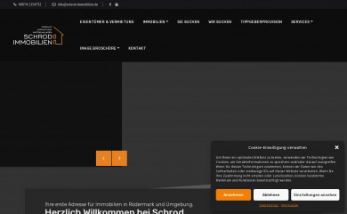 schrod-immobilien.de screenshot