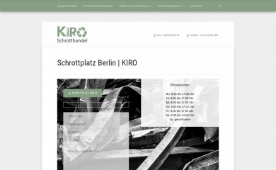 schrotthandel-berlin.com screenshot