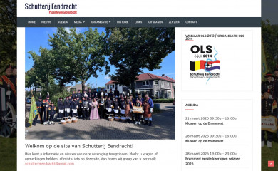 schutterijeendracht.nl screenshot