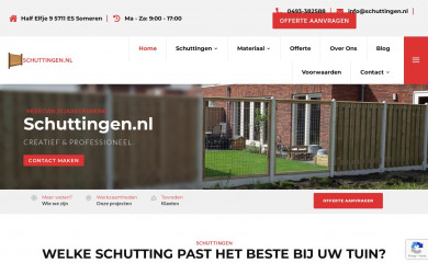 schuttingen.nl screenshot