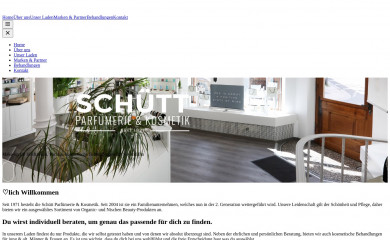schuett-parfuemerie.de screenshot