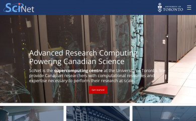 scinethpc.ca screenshot