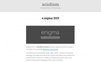 https://sciolism.de/projects/e.nigma-2015/ screenshot