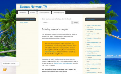 science-network.tv screenshot