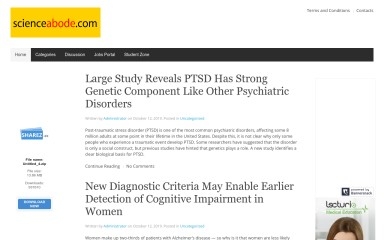 scienceabode.com screenshot