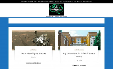 scienceandaerospace.blog screenshot