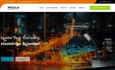 scienceintuition.co.za screenshot