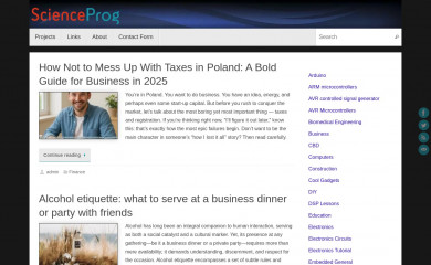 scienceprog.com screenshot