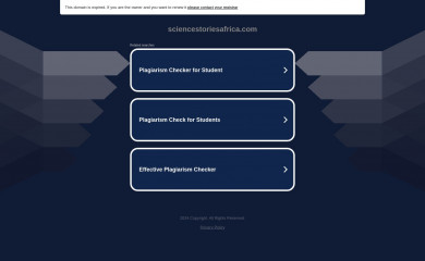 sciencestoriesafrica.com screenshot