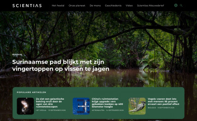 scientias.nl screenshot