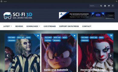 scifi3d.com screenshot