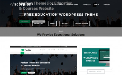 https://scorpionthemes.com/downloads/free-education-wordpress-theme/ screenshot
