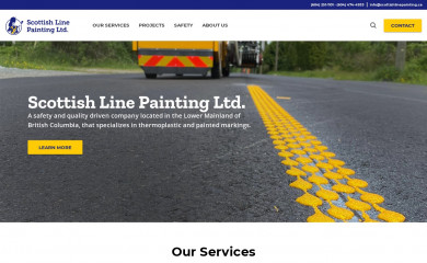 scottishlinepainting.ca screenshot