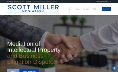 scottmillermediation.com screenshot