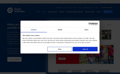 https://www.scout-websites.co.uk screenshot