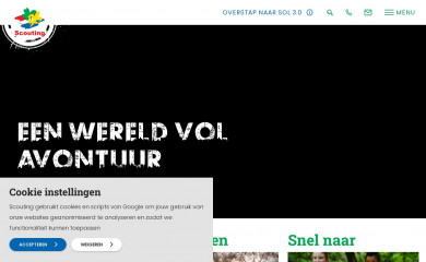 https://www.scouting.nl screenshot