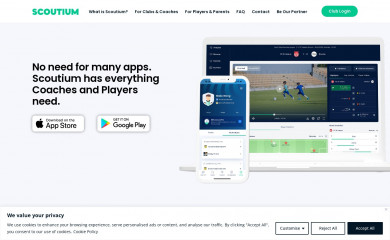 scoutium.com screenshot