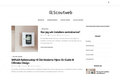 scoutweb.dk screenshot