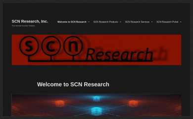 scnresearch.com screenshot