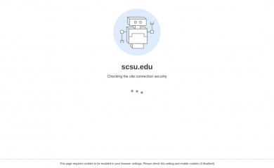 scsu.edu screenshot
