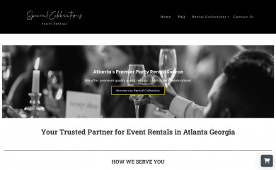 scpartyrentalsatl.com screenshot