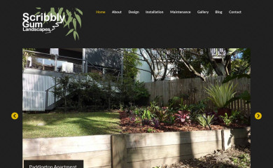 scribblygumlandscapes.com.au screenshot