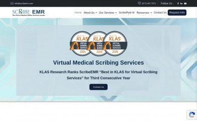 scribeemr.com screenshot