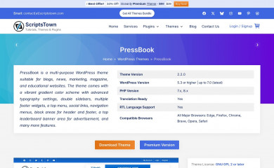 PressBook screenshot