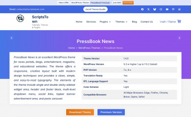https://scriptstown.com/wordpress-themes/pressbook-news/ screenshot