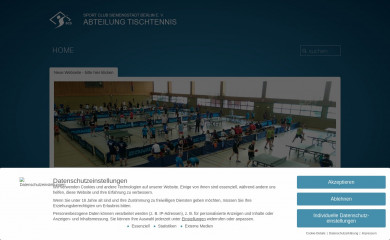 scs-tischtennis.de screenshot