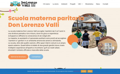 scuolamaternadonlorenzovalli.it screenshot