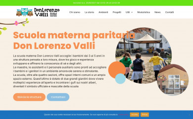 scuolamaternadonlorenzovalli.it screenshot
