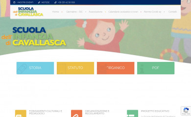 scuolainfanziacavallasca.it screenshot