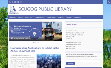 scugoglibrary.ca screenshot