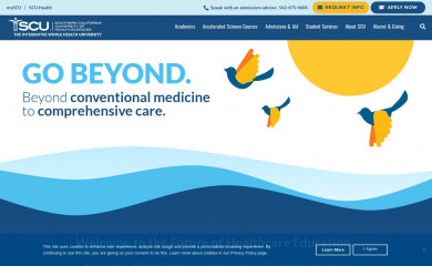 scuhs.edu screenshot