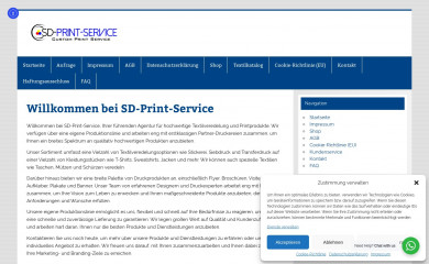sd-print-service.de screenshot