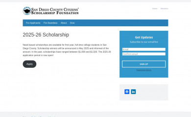 sdccsf.org screenshot