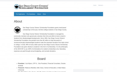 sdccsf.org screenshot