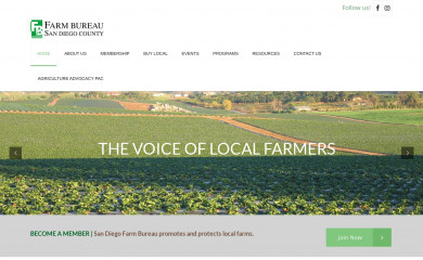 sdfarmbureau.org screenshot