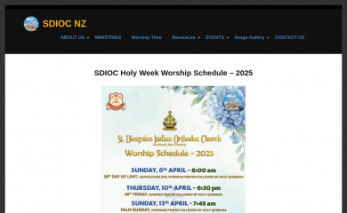 sdiocnz.org screenshot