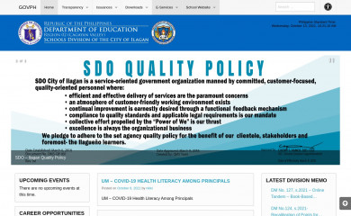sdocityofilagan.com.ph screenshot