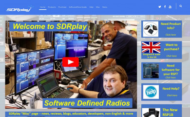 sdrplay.com screenshot