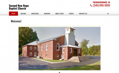 secondnewhope.org screenshot