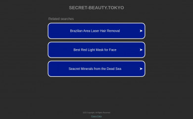 secret-beauty.tokyo screenshot