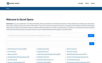 secretspecs.com screenshot